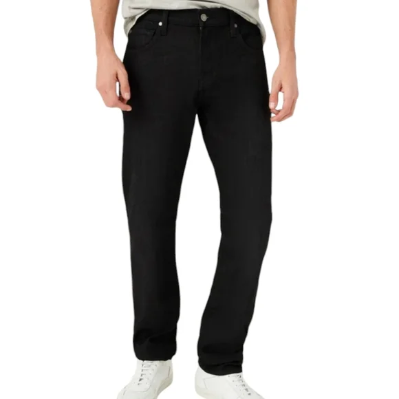 7 For All Man Kind Men's The Straight Black Slim Jeans 31 - Picture 2 of 16